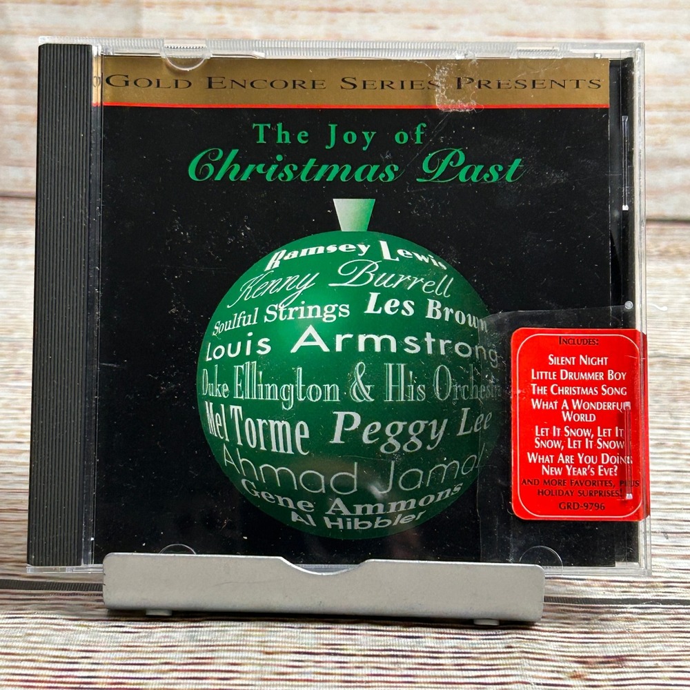 The Joy of Christmas Past CD Gold Encore Series Jazz Louis Armstrong Peggy Lee